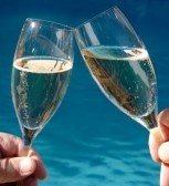 TOASTING PICTURE, COUPLE TOASTING