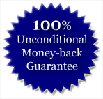 100% money-back guarantee icon picture